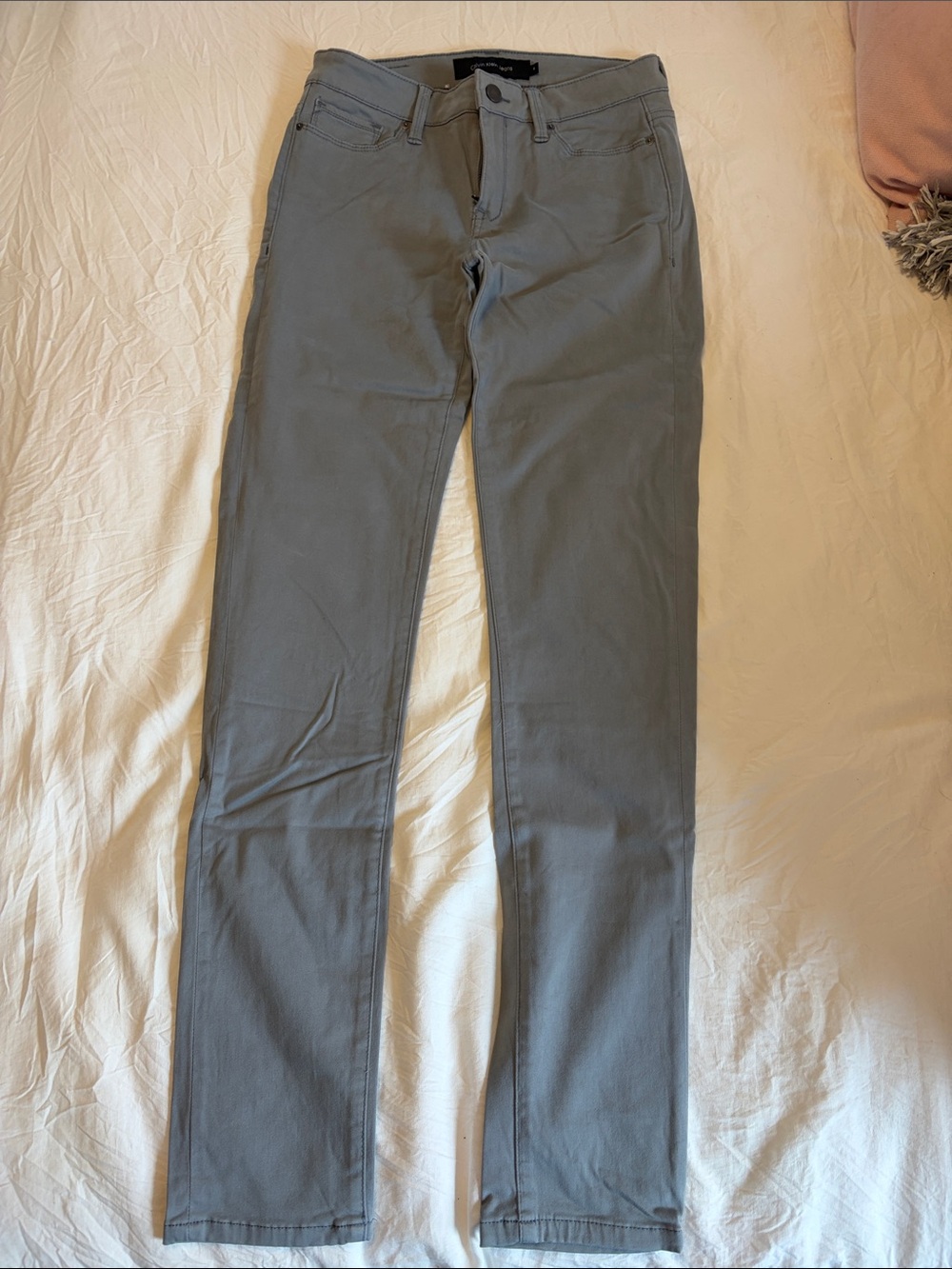 Calvin Klein Light Gray Casual Pants